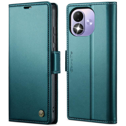 CaseMe 023 Butterfly Buckle Litchi Texture RFID Anti-theft Leather Phone Case, For Xiaomi 17T Pro 5G, For Xiaomi 17T 5G, For Xiaomi 17 Ultra, For Redmi Note 15 Pro 4G Global 163.2mm
