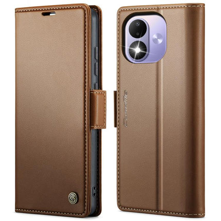 CaseMe 023 Butterfly Buckle Litchi Texture RFID Anti-theft Leather Phone Case, For Xiaomi 17T Pro 5G, For Xiaomi 17T 5G, For Xiaomi 17 Ultra, For Redmi Note 15 Pro 4G Global 163.2mm