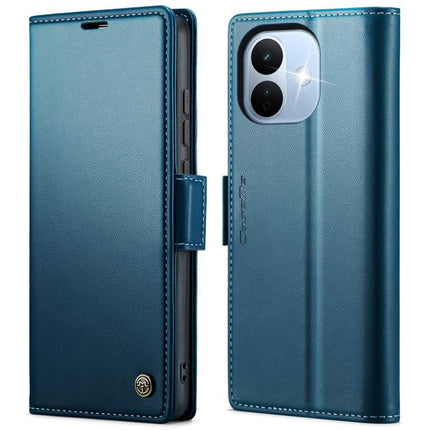CaseMe 023 Butterfly Buckle Litchi Texture RFID Anti-theft Leather Phone Case, For Xiaomi 17T Pro 5G, For Xiaomi 17T 5G, For Xiaomi 17 Ultra, For Redmi Note 15 Pro 4G Global 163.2mm