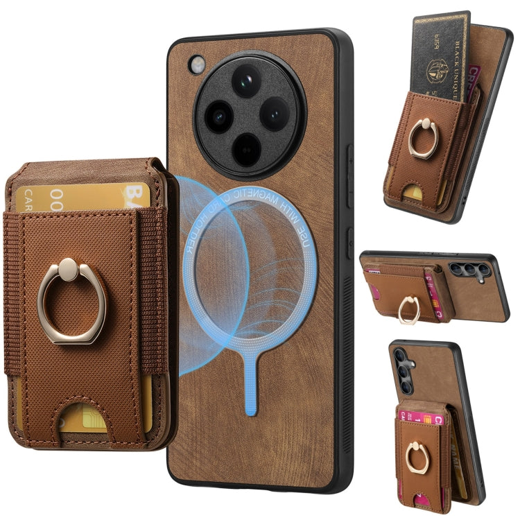 Retro Splitable Magnetic Stand Card Bag Leather Phone Case, For OPPO A79 5G, For OPPO Find X8, For OPPO Reno12 Pro Global, For OPPO Reno12 Global