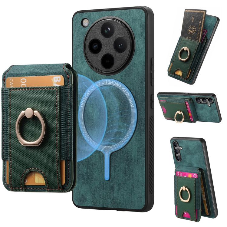 Retro Splitable Magnetic Stand Card Bag Leather Phone Case, For OPPO A79 5G, For OPPO Find X8, For OPPO Reno12 Pro Global, For OPPO Reno12 Global