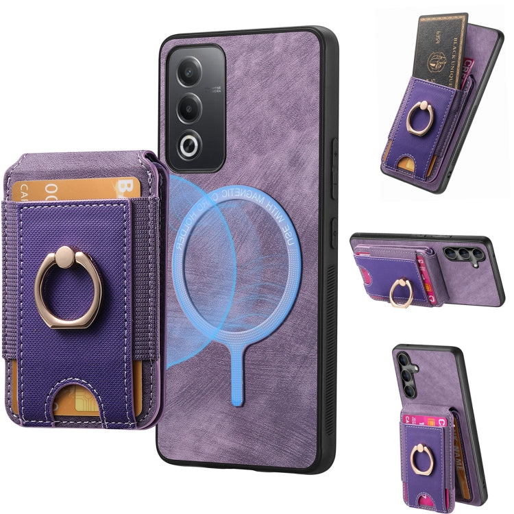 Retro Splitable Magnetic Stand Card Bag Leather Phone Case, For OPPO Reno8 T 4G, For OPPO Reno8 T 5G, For OPPO Reno8 Z, For OPPO Reno9 5G