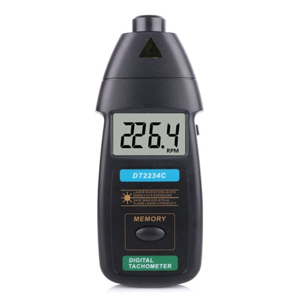 DT2234C Digital Laser Tachometer RPM Meter Non-Contact, DT2234C