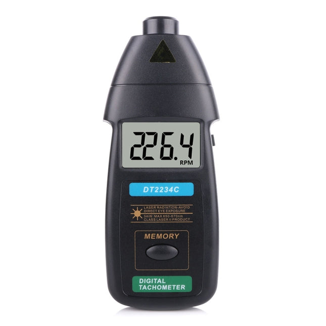DT2234C Digital Laser Tachometer RPM Meter Non-Contact, DT2234C
