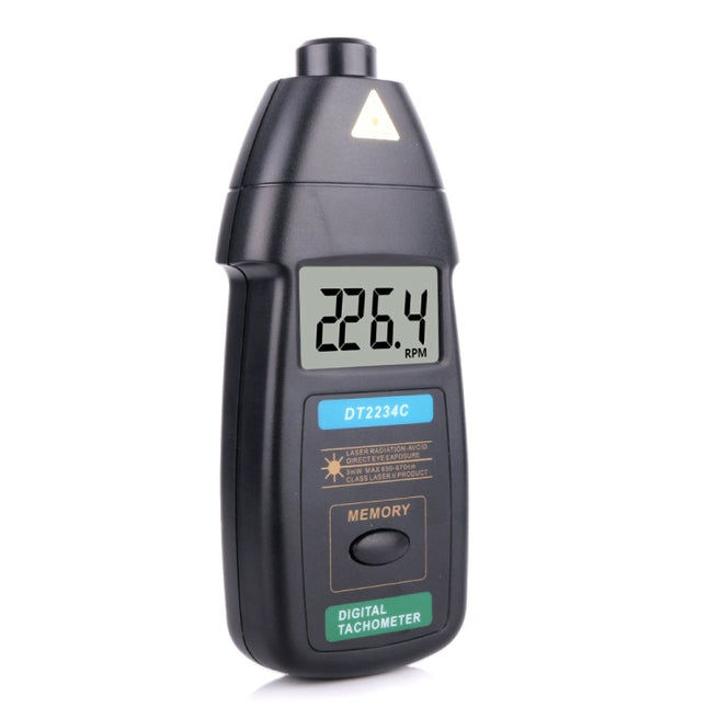 DT2234C Digital Laser Tachometer RPM Meter Non-Contact, DT2234C