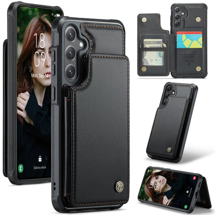 CaseMe C22 Card Slots Holder RFID Anti-theft Phone Case, For Samsung Galaxy A56 5G, For Samsung Galaxy A36 5G, For Samsung Galaxy S25 5G, For Samsung Galaxy S25+ 5G
