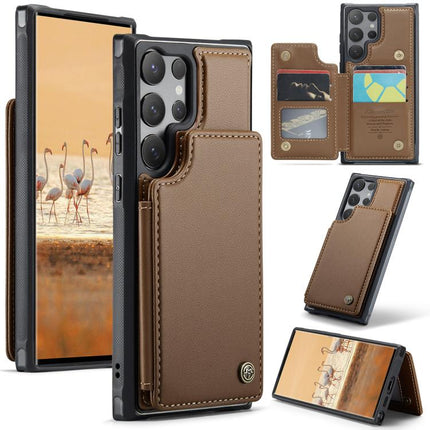 CaseMe C22 Card Slots Holder RFID Anti-theft Phone Case, For Samsung Galaxy S25 Ultra 5G