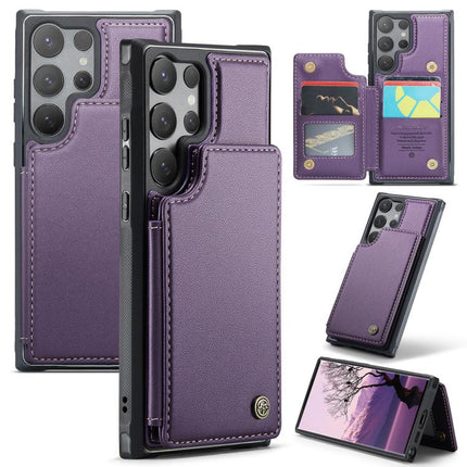 CaseMe C22 Card Slots Holder RFID Anti-theft Phone Case, For Samsung Galaxy S25 Ultra 5G