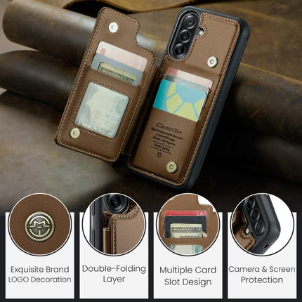 CaseMe C22 Card Slots Holder RFID Anti-theft Phone Case, For Samsung Galaxy A56 5G, For Samsung Galaxy A36 5G, For Samsung Galaxy S25 5G, For Samsung Galaxy S25+ 5G