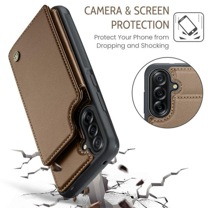 CaseMe C22 Card Slots Holder RFID Anti-theft Phone Case, For Samsung Galaxy A56 5G, For Samsung Galaxy A36 5G, For Samsung Galaxy S25 5G, For Samsung Galaxy S25+ 5G