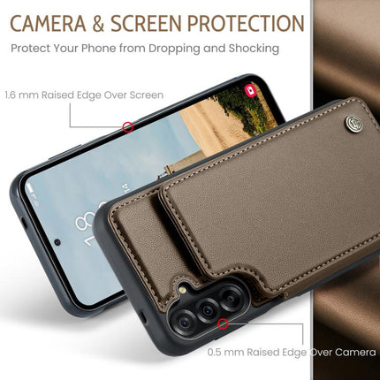 CaseMe C22 Card Slots Holder RFID Anti-theft Phone Case, For Samsung Galaxy A56 5G, For Samsung Galaxy A36 5G, For Samsung Galaxy S25 5G, For Samsung Galaxy S25+ 5G