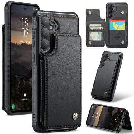 CaseMe C22 Card Slots Holder RFID Anti-theft Phone Case, For Galaxy S25 FE / S26 FE 5G, For Samsung Galaxy S26+ 5G, For Samsung Galaxy S26 Ultra 5G, For Samsung Galaxy S26 5G