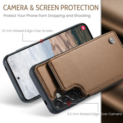 CaseMe C22 Card Slots Holder RFID Anti-theft Phone Case, For Samsung Galaxy A57 5G, For Samsung Galaxy A37 5G, For Samsung Galaxy A17, For Samsung Galaxy S25 Edge 5G