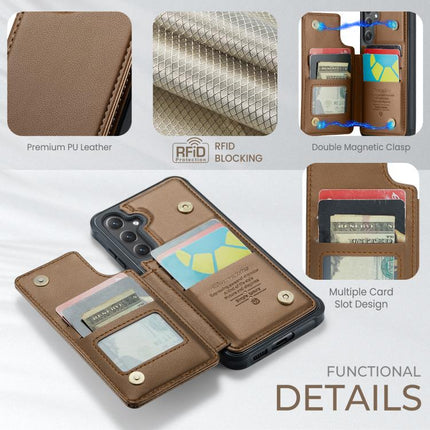 CaseMe C22 Card Slots Holder RFID Anti-theft Phone Case, For Galaxy S25 FE / S26 FE 5G, For Samsung Galaxy S26+ 5G, For Samsung Galaxy S26 Ultra 5G, For Samsung Galaxy S26 5G
