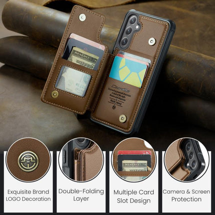 CaseMe C22 Card Slots Holder RFID Anti-theft Phone Case, For Galaxy S25 FE / S26 FE 5G, For Samsung Galaxy S26+ 5G, For Samsung Galaxy S26 Ultra 5G, For Samsung Galaxy S26 5G