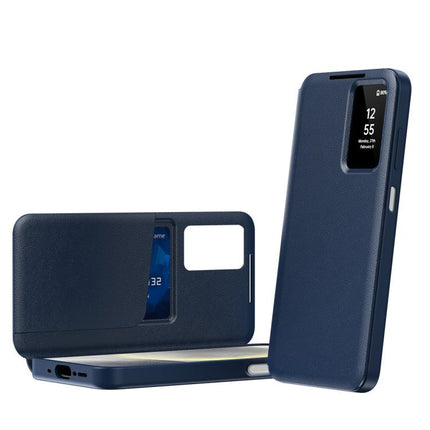 Smart View Window Leather Phone Case with Card Slot, For Galaxy A57 5G, For Galaxy A37 5G, For Galaxy A27 5G, For Galaxy S25 FE 5G