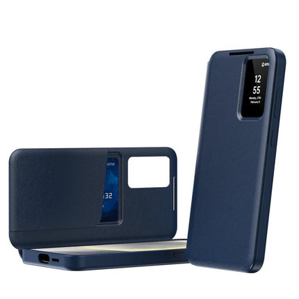 Smart View Window Leather Phone Case with Card Slot, For Galaxy S26 FE 5G, For Galaxy Fold8 Ultra 5G, For Galaxy Z TriFold, For Galaxy S26 Ultra 5G