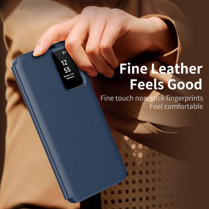 Smart View Window Leather Phone Case with Card Slot, For Galaxy S26 FE 5G, For Galaxy Fold8 Ultra 5G, For Galaxy Z TriFold, For Galaxy S26 Ultra 5G