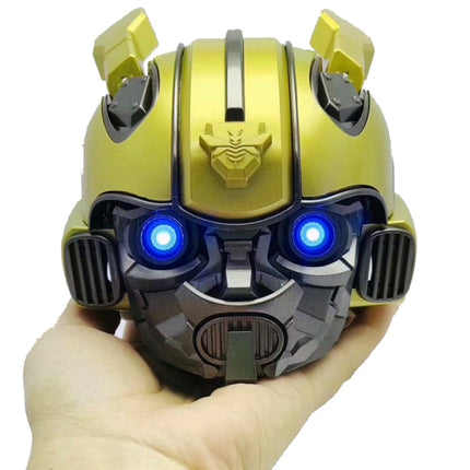 5.0 Bluetooth Speaker, Bumblebee Cartoon Speaker, Support TF, FM Function, Metal Material