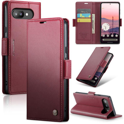 CaseMe 023 Butterfly Buckle Litchi Texture RFID Anti-theft Leather Phone Case, For Google Pixel 11 Pro XL, For Google Pixel 11 / 11 Pro, For Google Pixel 10a, For Google Pixel 9a