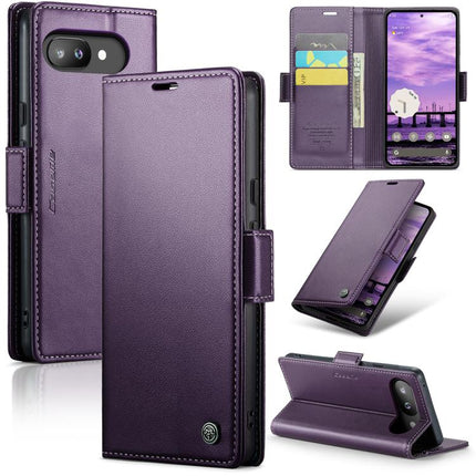 CaseMe 023 Butterfly Buckle Litchi Texture RFID Anti-theft Leather Phone Case, For Google Pixel 11 Pro XL, For Google Pixel 11 / 11 Pro, For Google Pixel 10a, For Google Pixel 9a