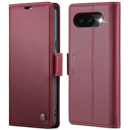 CaseMe 023 Butterfly Buckle Litchi Texture RFID Anti-theft Leather Phone Case, For Google Pixel 11 Pro XL, For Google Pixel 11 / 11 Pro, For Google Pixel 10a, For Google Pixel 9a