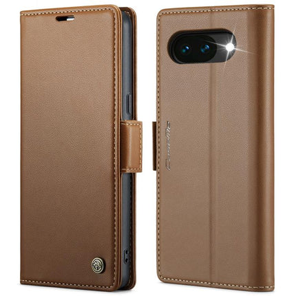 CaseMe 023 Butterfly Buckle Litchi Texture RFID Anti-theft Leather Phone Case, For Google Pixel 11 Pro XL, For Google Pixel 11 / 11 Pro, For Google Pixel 10a, For Google Pixel 9a