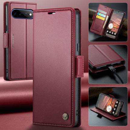 CaseMe 023 Butterfly Buckle Litchi Texture RFID Anti-theft Leather Phone Case, For Google Pixel 11 Pro XL, For Google Pixel 11 / 11 Pro, For Google Pixel 10a, For Google Pixel 9a