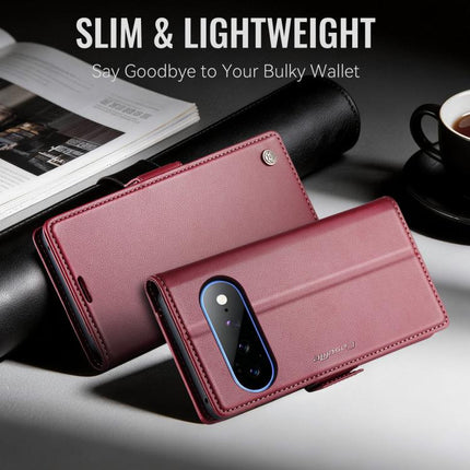 CaseMe 023 Butterfly Buckle Litchi Texture RFID Anti-theft Leather Phone Case, For Google Pixel 11 Pro XL, For Google Pixel 11 / 11 Pro, For Google Pixel 10a, For Google Pixel 9a