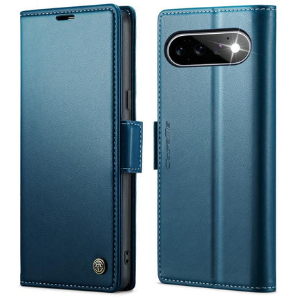 CaseMe 023 Butterfly Buckle Litchi Texture RFID Anti-theft Leather Phone Case, For Google Pixel 11 Pro XL, For Google Pixel 11 / 11 Pro, For Google Pixel 10a, For Google Pixel 9a