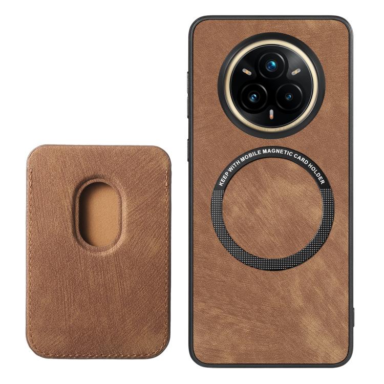 Retro Leather Card Bag Magnetic Phone Case, For Realme 14 Pro+, For Realme 14 Pro, For Realme Neo7