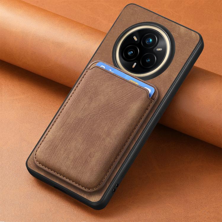 Retro Leather Card Bag Magnetic Phone Case, For Realme 14 Pro+, For Realme 14 Pro, For Realme Neo7