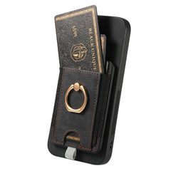 Retro Splitable Magnetic Card Bag Leather Phone Case, For Realme Neo7