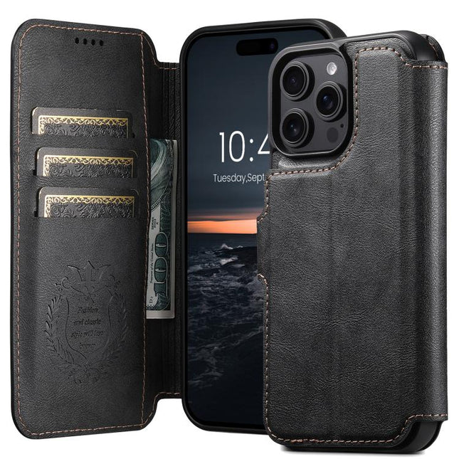 Suteni Q05 2-in-1 Multi-function Detachable Wallet MagSafe Phone Case, For iPhone 16 Pro, For iPhone 16 Plus, For iPhone 16, For iPhone 15 Pro Max, For iPhone 15 Pro, For iPhone 15 Plus, For iPhone 15, For iPhone 14 Plus