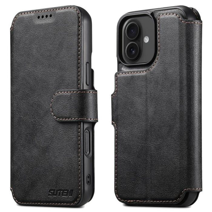 Suteni Q05 2-in-1 Multi-function Detachable Wallet MagSafe Phone Case, For iPhone 16 Pro, For iPhone 16 Plus, For iPhone 16, For iPhone 15 Pro Max, For iPhone 15 Pro, For iPhone 15 Plus, For iPhone 15, For iPhone 14 Plus