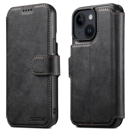 Suteni Q05 2-in-1 Multi-function Detachable Wallet MagSafe Phone Case, For iPhone 14, For iPhone 14 Pro, For iPhone 14 Pro Max, For iPhone 13 Pro Max, For iPhone 13 Pro, For iPhone 13, For iPhone 12, For iPhone 12 Pro Max