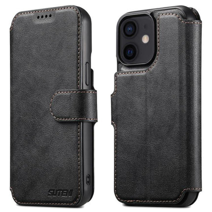Suteni Q05 2-in-1 Multi-function Detachable Wallet MagSafe Phone Case, For iPhone 14, For iPhone 14 Pro, For iPhone 14 Pro Max, For iPhone 13 Pro Max, For iPhone 13 Pro, For iPhone 13, For iPhone 12, For iPhone 12 Pro Max
