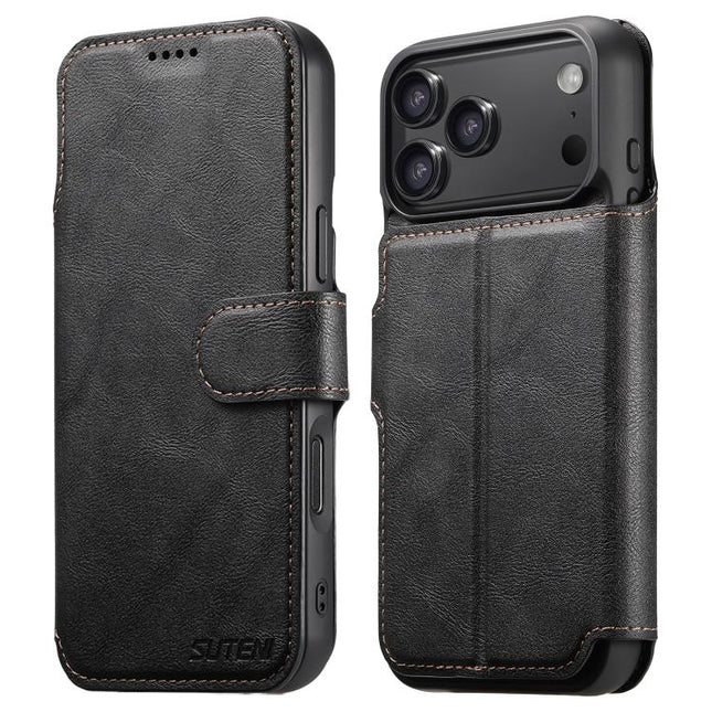 Suteni Q05 2-in-1 Multi-function Detachable Wallet MagSafe Phone Case, For iPhone 18, For iPhone 18 Pro, For iPhone 18 Pro Max, For iPhone 17 Pro Max, For iPhone 17 Pro, For iPhone 17, For iPhone 17 Air, For iPhone 16 Pro Max