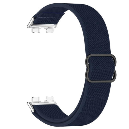 Slide Buckle Nylon Elastic Braided Watch Band, For Huawei Band 10 / 10 NFC / 9 / 9 NFC