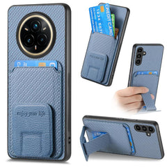 Carbon Fiber Card Bag Fold Stand Phone Case