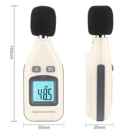 GM1351 30-130dB Digital Sound Level Meter Meters Noise Tester In Decibels LCD Screen, GM1351