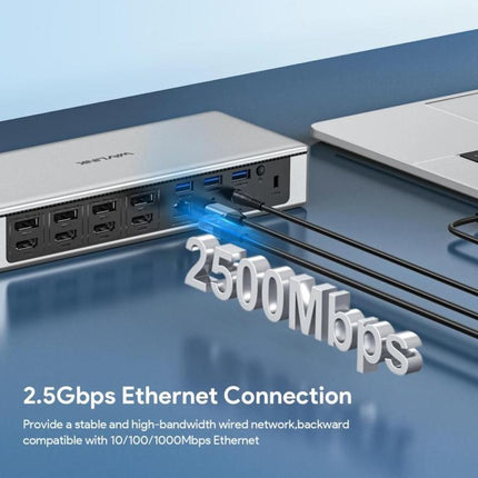 WAVLINK UG69PD12 DisplayLink Docking Station Quad  Monitors For Laptops M1 / M2 / Mac & Windows, US Plug, UK Plug, EU Plug, AU Plug