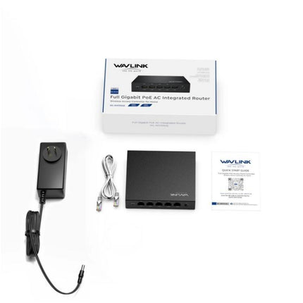 WAVLINK WN701AE IEEE 802.3AF / AT Auto-Discovery Centralized AP Management Poe Switch, US Plug, UK Plug, EU Plug, AU Plug