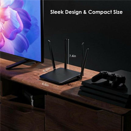 WAVLINK WN530BE1 Gigabit Ports High-Speed WiFi 2.4GHz / 5GHz Dual-Band Gaming Router, US Plug, UK Plug, EU Plug, AU Plug