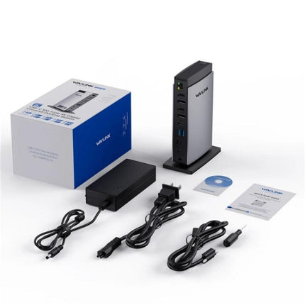 WAVLINK WL-UG69PD13Pro DisplayLink Docking Station 15 in 1 USB-C Hub for MacBook Laptop, UG69PD13Pro