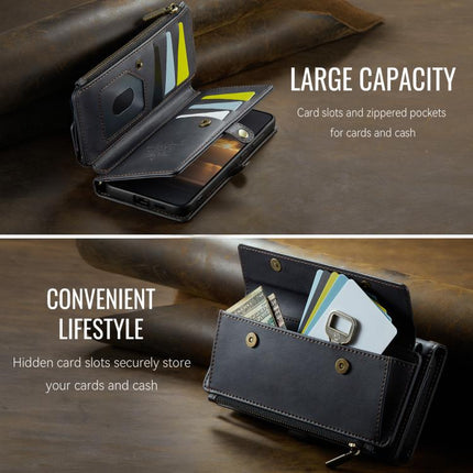 CaseMe C39 RFID Blocking Zipper Wallet Leather Phone Case with Crossbody Strap, For Samsung Galaxy S25+ / S24+ 5G, For Samsung Galaxy A14, For Samsung Galaxy A13
