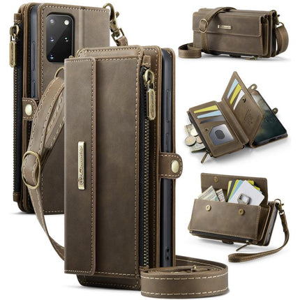 CaseMe C39 RFID Blocking Zipper Wallet Leather Phone Case with Crossbody Strap, For Samsung Galaxy S20+ 5G, For Samsung Galaxy S20 5G, For Samsung Galaxy A17, For Samsung Galaxy S25 / S24 5G