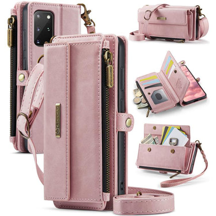 CaseMe C39 RFID Blocking Zipper Wallet Leather Phone Case with Crossbody Strap, For Samsung Galaxy S20+ 5G, For Samsung Galaxy S20 5G, For Samsung Galaxy A17, For Samsung Galaxy S25 / S24 5G