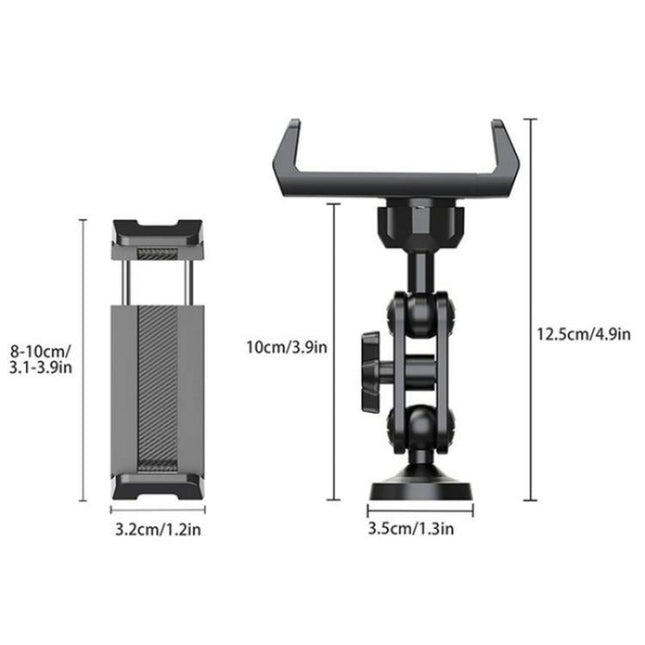 X037 360 Degree Adjustable Magnetic Base Phone Holder for Gym Equipment, X037