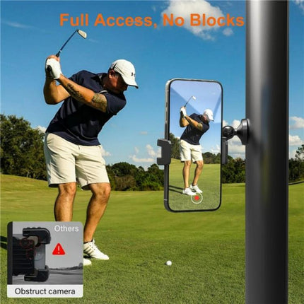 X037 360 Degree Adjustable Magnetic Base Phone Holder for Gym Equipment, X037